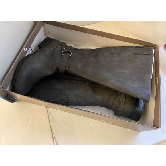 Life Stride boots 9.5 wide calf dark gray new in box - Picture 4 of 9